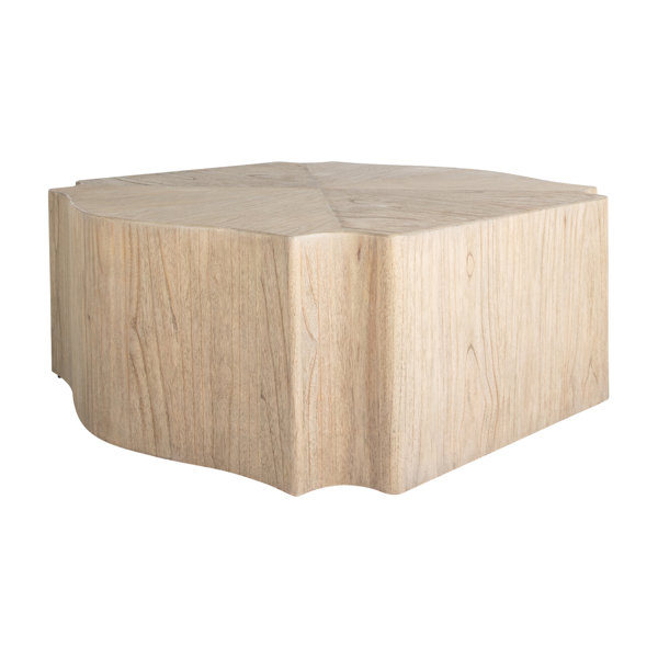Gabby Ziya Solid Wood Block Coffee Table Wayfair